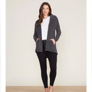 Barefoot Dreams CozyChic Ultra Lite Hooded Cardi Women’s Size Medium